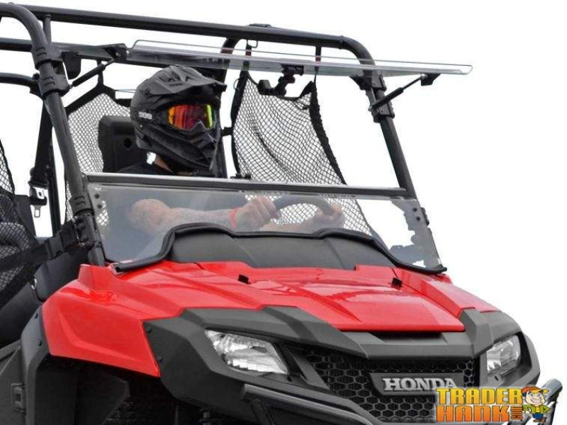Honda Pioneer 700 Scratch Resistant Flip Windshield | SUPER ATV WINDSHIELDS - Free Shipping