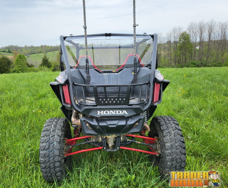 Honda Talon 2-Seater - 1-Pc Lexan Back Panel w/Vent Option | UTV Accessories - Free shipping