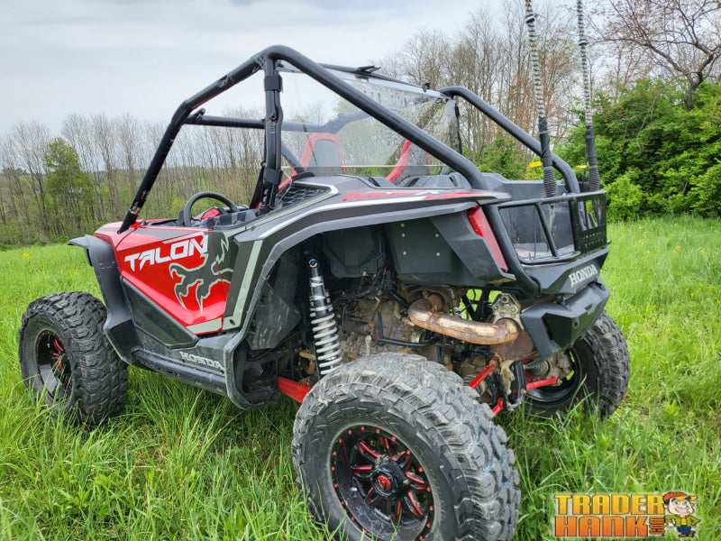 Honda Talon 2-Seater - 1-Pc Lexan Back Panel w/Vent Option | UTV Accessories - Free shipping