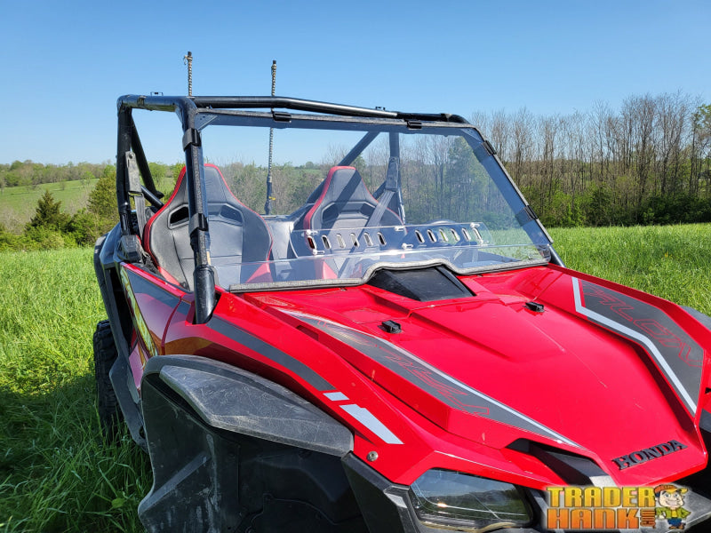Honda Talon 2-Seater - 1 Pc Windshield w/Vent Clamp and Hard Coat Options | UTV Accessories - Free shipping