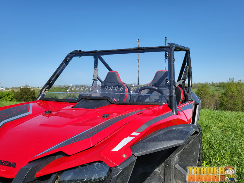 Honda Talon 2-Seater - 1 Pc Windshield w/Vent Clamp and Hard Coat Options | UTV Accessories - Free shipping