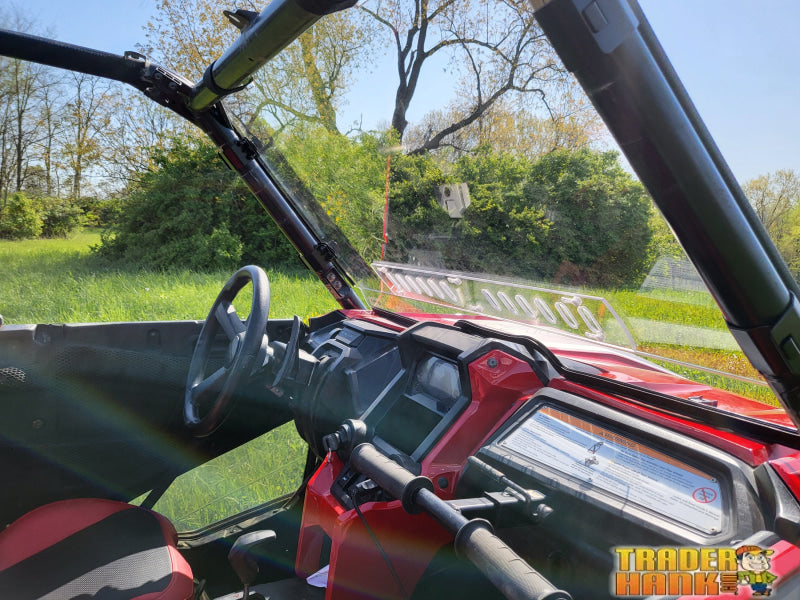 Honda Talon 2-Seater - 1 Pc Windshield w/Vent Clamp and Hard Coat Options | UTV Accessories - Free shipping