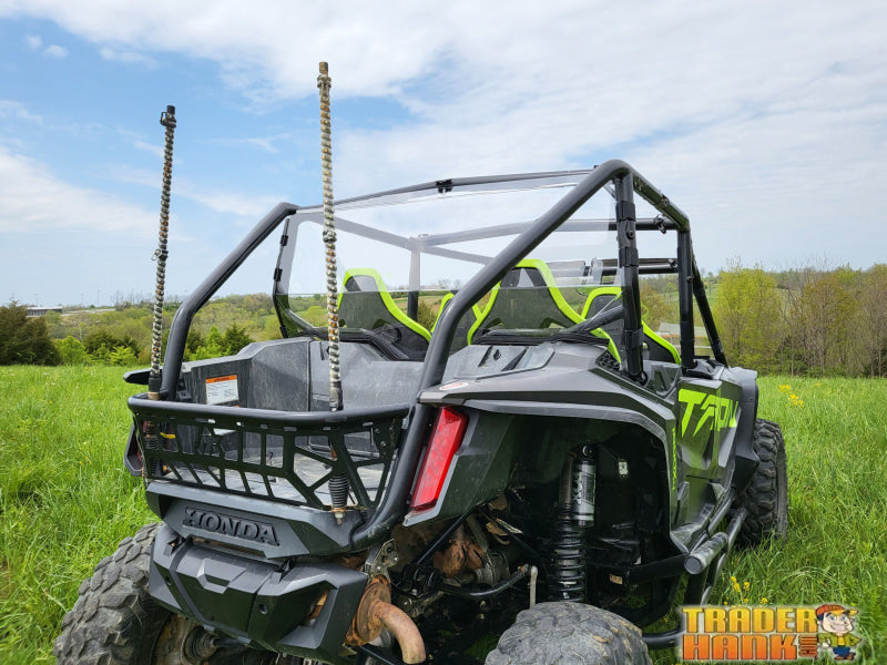Honda Talon 4-Seater - 1-Pc Lexan Back Panel w/Vent Option | UTV Accessories - Free shipping