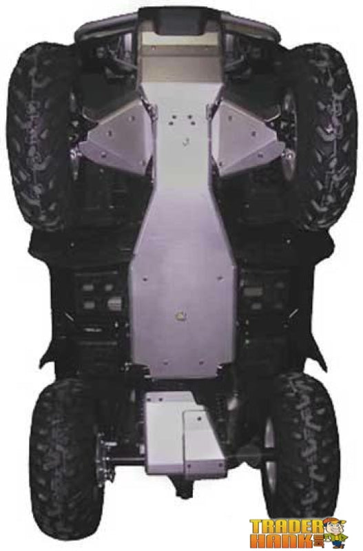 Honda TRX500/520 FourTrax Foreman (Solid Axle) Ricochet 5-Piece Complete Aluminum Skid Plate Set | ATV Skidplates - Free shipping