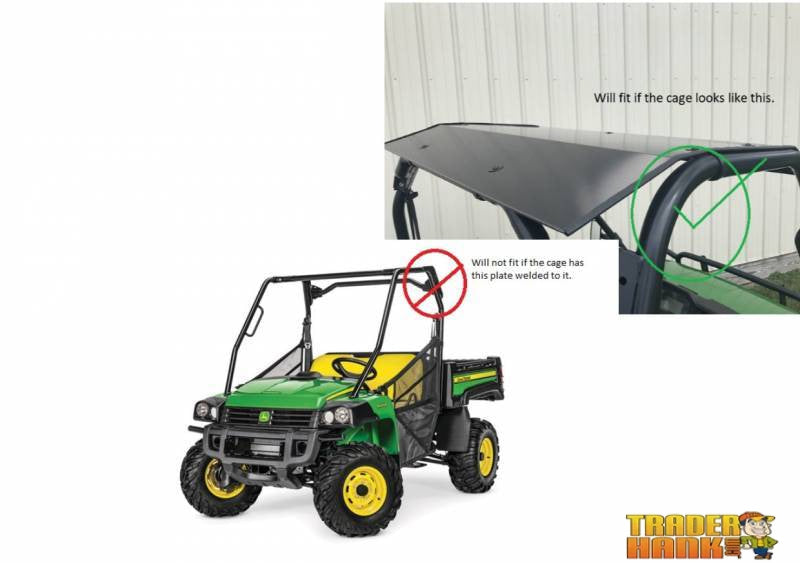 John Deere Gator 625i and 825i Aluminum Top/Roof | UTV ACCESSORIES - Free Shipping