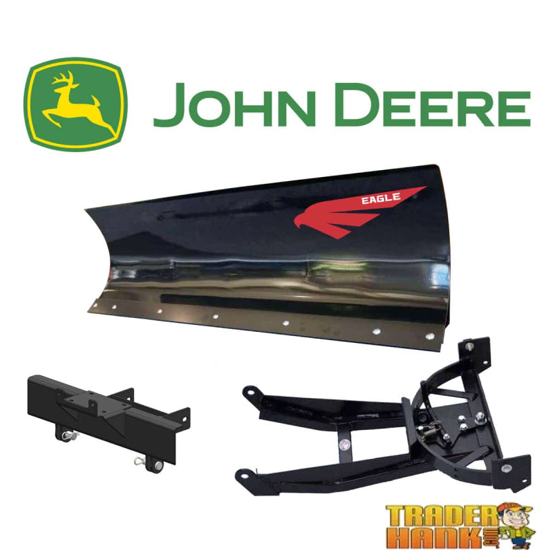 John Deere Gator 6x4 - 66 Inch Eagle Straight Blade Snow Plow Kit 1993-2014 | Free shipping