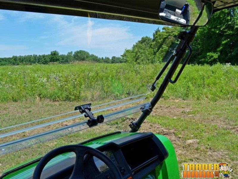 John Deere Gator Scratch Resistant Flip Windshield | SUPER ATV WINDSHIELDS - Free Shipping