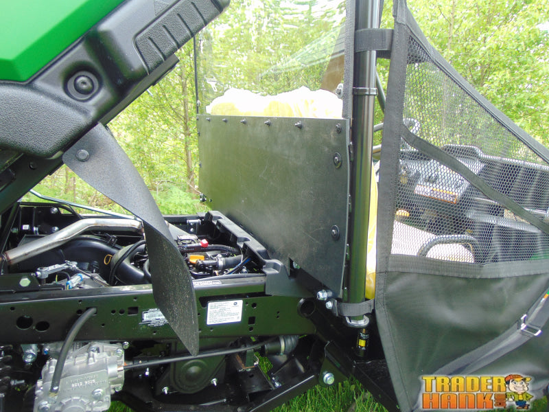 John Deere Gator XUV 4-Seater - Lexan Back Panel w/Clamp Vent and ABS Lower Panel Options | UTV Accessories - Free shipping