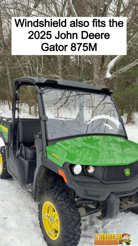 John Deere Gator XUV 835/865 Scratch Resistant Full Windshield | Free shipping