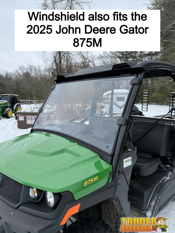 John Deere Gator XUV 835/865 Scratch Resistant Full Windshield | Free shipping