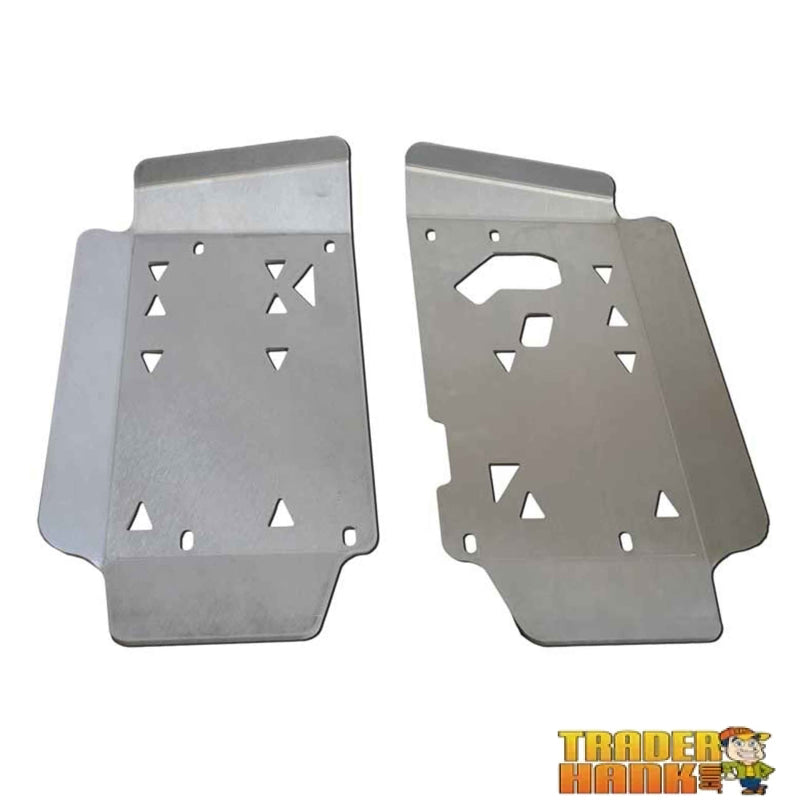 Kawasaki Brute Force 650 (I.R.S) Ricochet 2-Piece Aluminum Floorboard Skid Plates | Free shipping