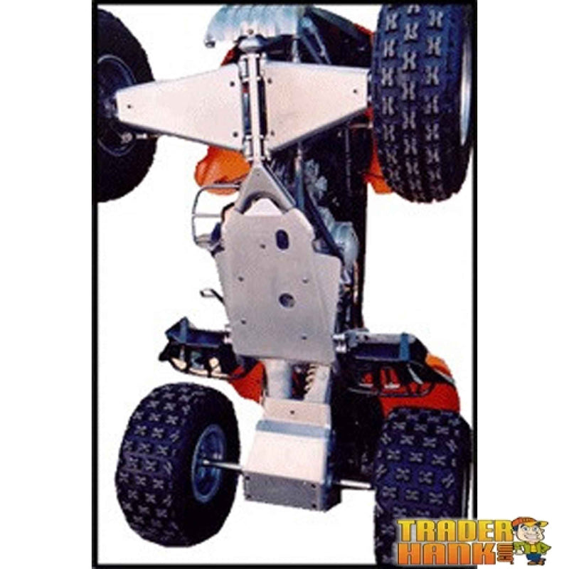 Kawasaki KFX700 V-Force Ricochet 4-Piece Complete Aluminum Skid Plate Set | Free shipping