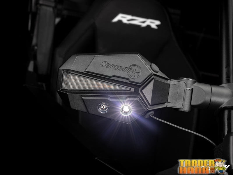 Kawasaki Lighted Side-View Mirrors | UTV Accessories - Free shipping
