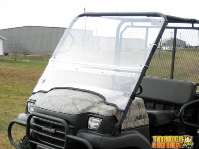 Kawasaki Mule 3000/3010 Folding Hard Windshield | Utv Accessories - Free Shipping