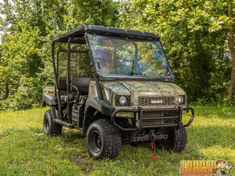 Kawasaki MULE 4000/4010 Scratch-Resistant Flip Windshield | UTV Accessories - Free shipping