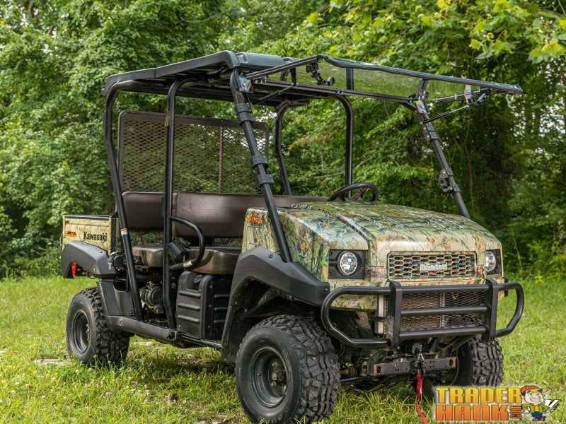Kawasaki MULE 4000/4010 Scratch-Resistant Flip Windshield | UTV Accessories - Free shipping