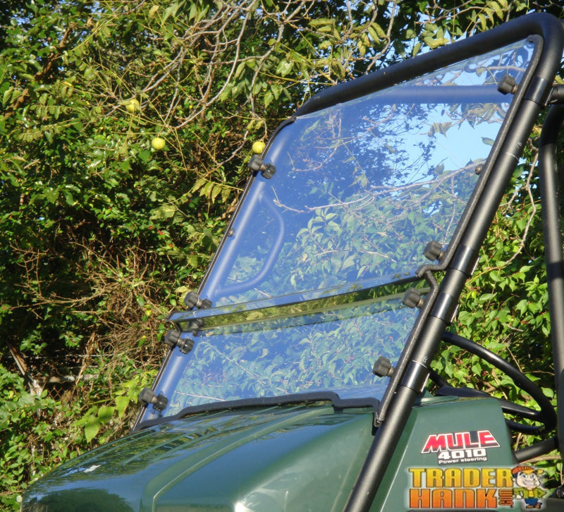Kawasaki Mule 4000/4010 Trans - 2 Pc Scratch-Resistant Windshield | UTV Accessories - Free shipping