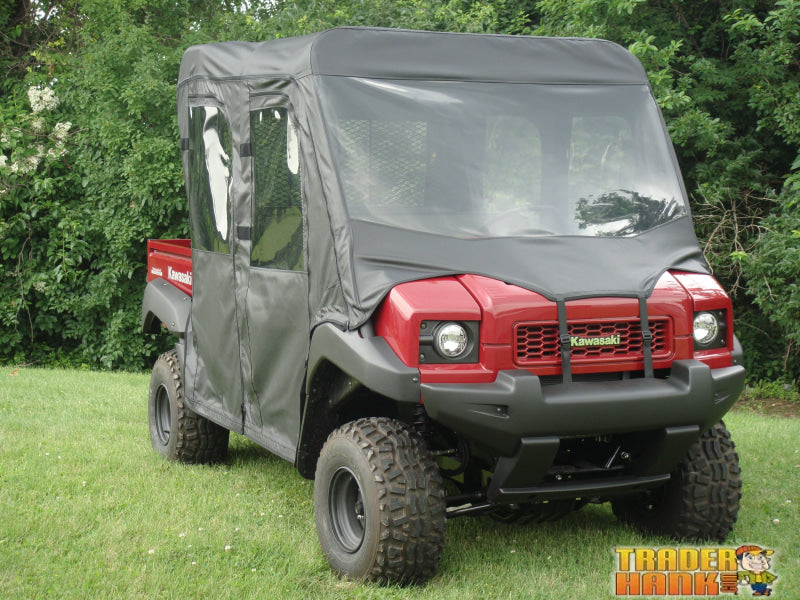 Kawasaki Mule 4000/4010 Trans - Full Cab Enclosure with Vinyl Windshield | UTV Accessories - Free shipping