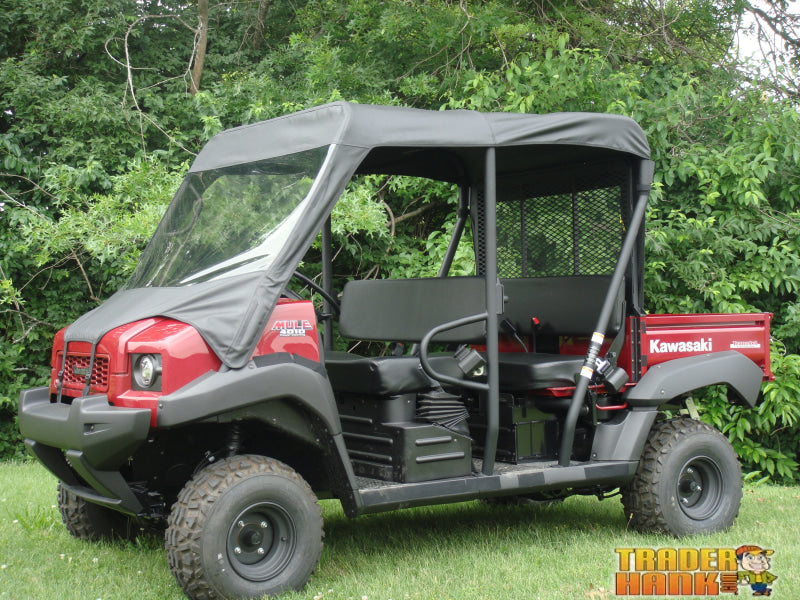 Kawasaki Mule 4000/4010 Trans - Vinyl Windshield/Top/Rear Combo | UTV Accessories - Free shipping