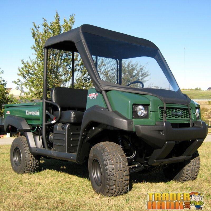Kawasaki Mule 4000/4010 Vinyl Windshield Top Combo | Utv Accessories - Free Shipping
