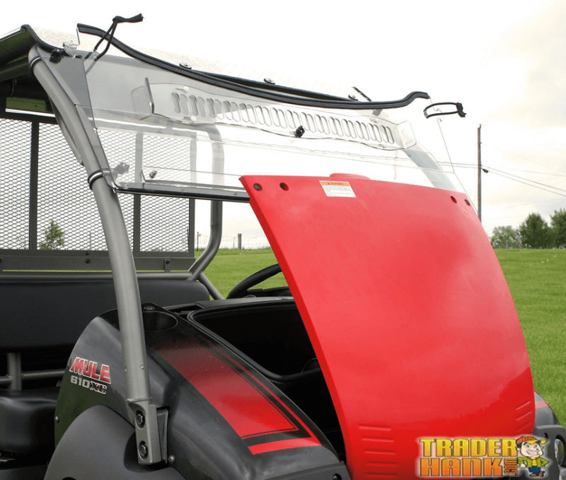 Kawasaki Mule 600/610 Aero-Vent Poly Windshield | UTV ACCESSORIES - Free shipping