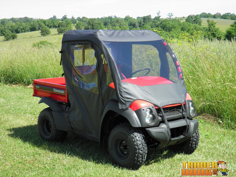 Kawasaki Mule 600/610 - Full Cab Enclosure with Vinyl Windshield | UTV Accessories - Free shipping