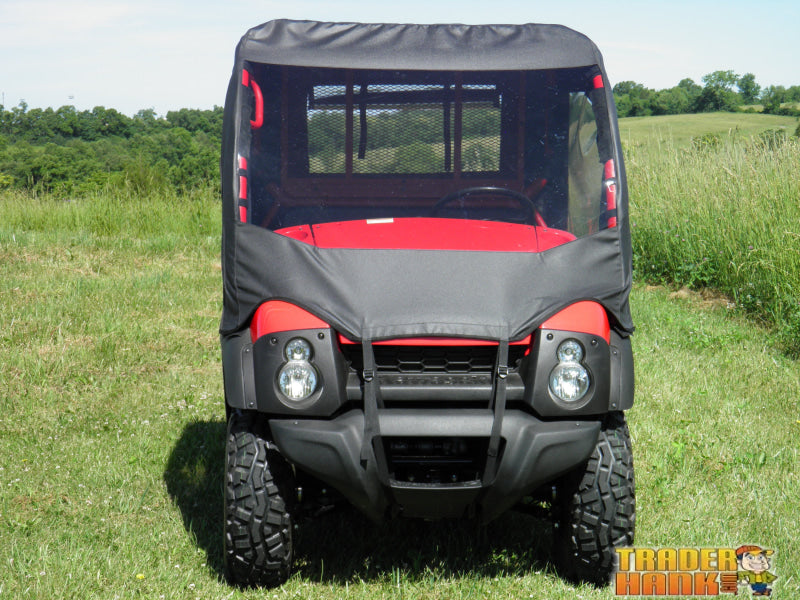 Kawasaki Mule 600/610 - Full Cab Enclosure with Vinyl Windshield | UTV Accessories - Free shipping