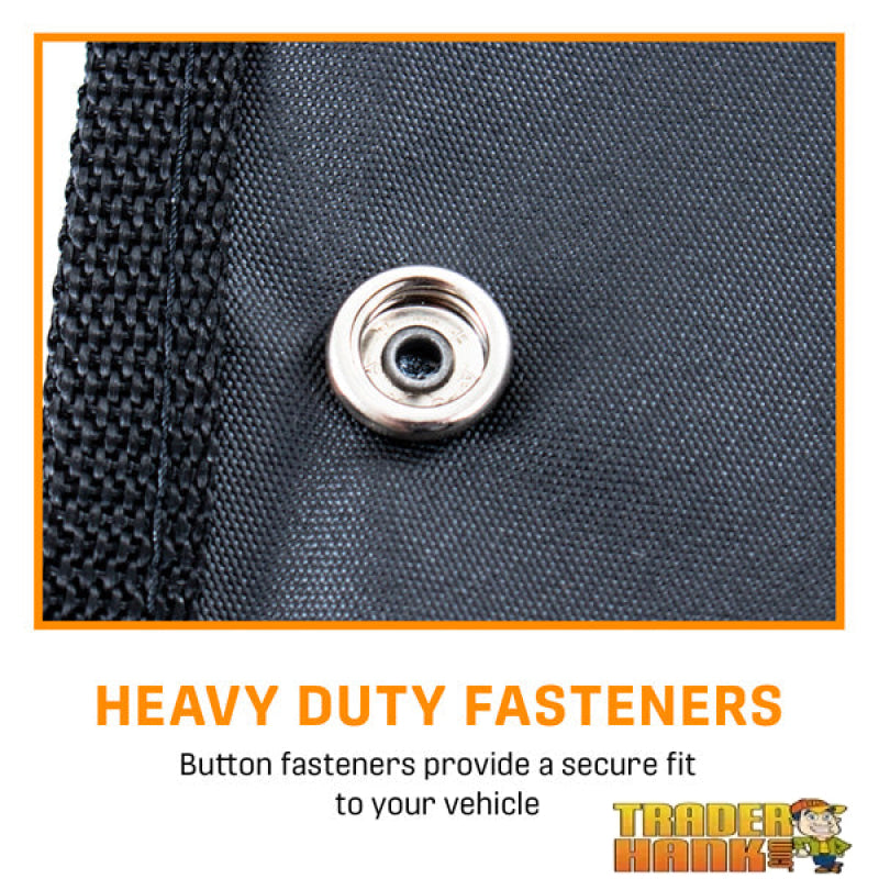 Kawasaki Mule Pro FXT/DXT Front and Rear Soft Upper Doors with Zipper | Free shipping