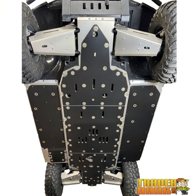 Kawasaki Mule Pro FXT Ricochet 10-Piece Complete Aluminum or UHMW Skid Plate Set | Free shipping