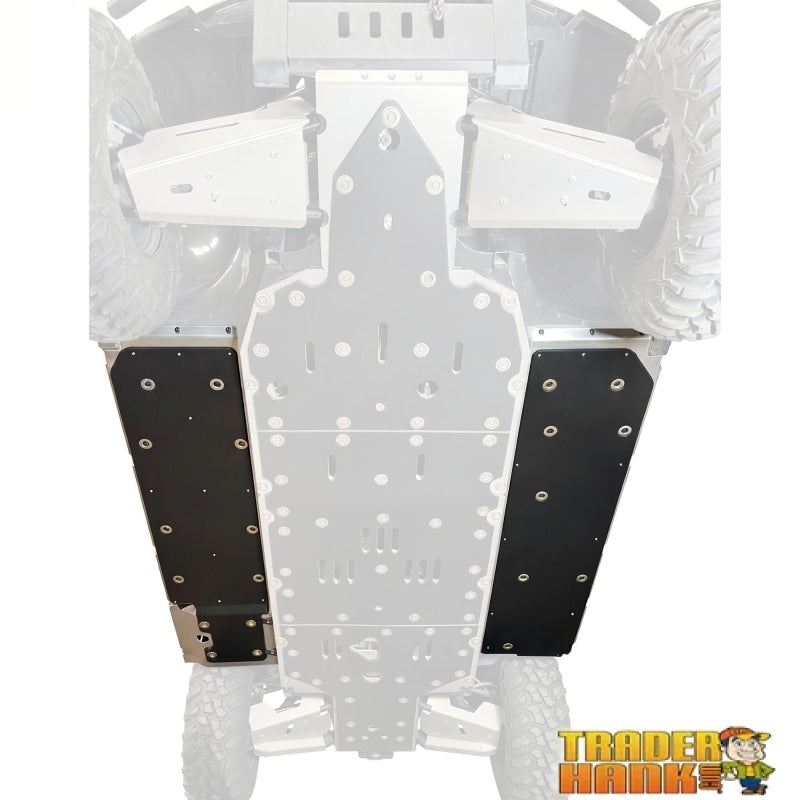 Kawasaki Mule Pro FXT Ricochet 3-Piece Aluminum Rock Sliders | Free shipping