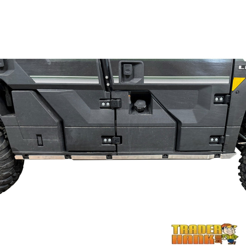 Kawasaki Mule Pro FXT Ricochet 3-Piece Aluminum Rock Sliders | Free shipping