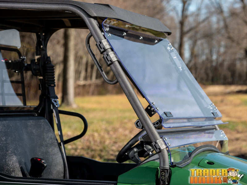 Kawasaki MULE PRO-MX Scratch-Resistant Flip Windshield | Free shipping