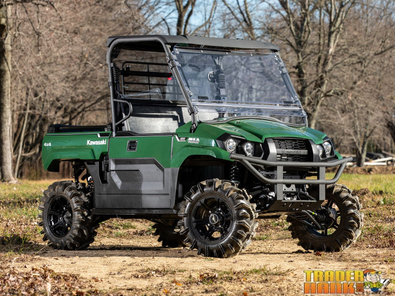 Kawasaki MULE PRO-MX Scratch-Resistant Flip Windshield | Free shipping