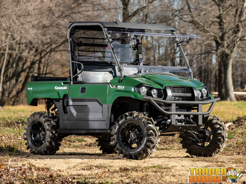 Kawasaki MULE PRO-MX Scratch-Resistant Flip Windshield | Free shipping