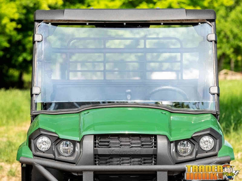 Kawasaki Mule PRO-MX Scratch-Resistant Full Windshield | UTV Accessories - Free shipping