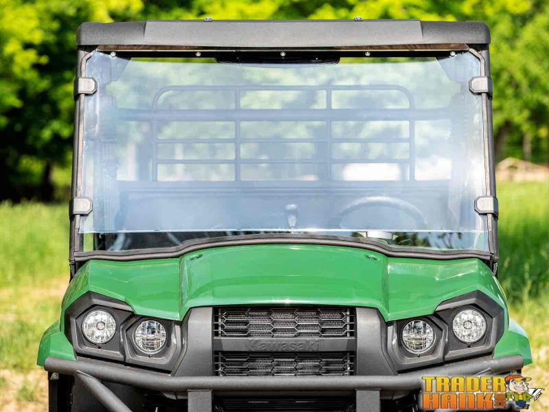 Kawasaki Mule PRO-MX Scratch-Resistant Full Windshield | UTV Accessories - Free shipping