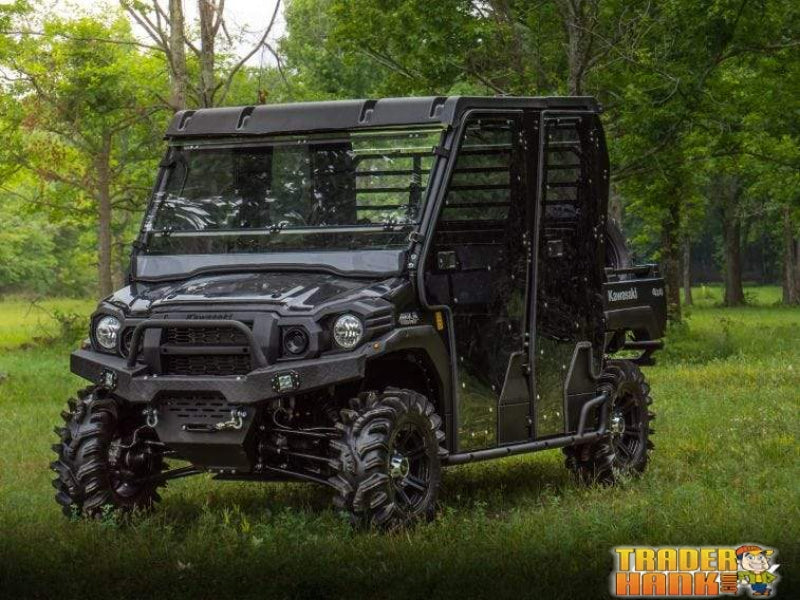 Kawasaki Mule Pro Scratch Resistant Flip Down Windshield | SUPER ATV WINDSHIELDS - Free Shipping
