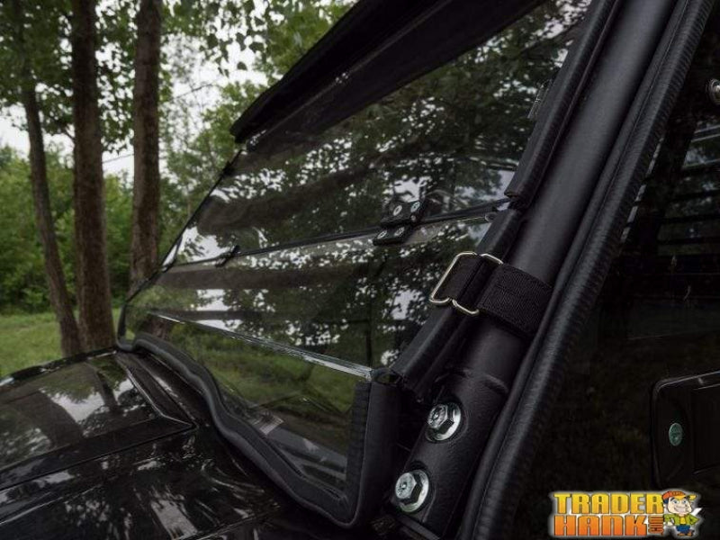 Kawasaki Mule Pro Scratch Resistant Flip Down Windshield | SUPER ATV WINDSHIELDS - Free Shipping