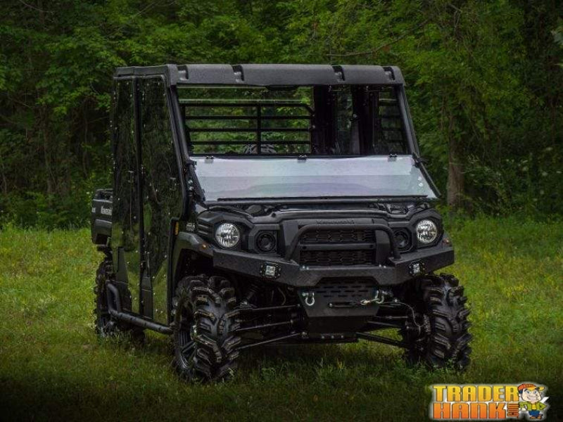 Kawasaki Mule Pro Scratch Resistant Flip Down Windshield | Free shipping