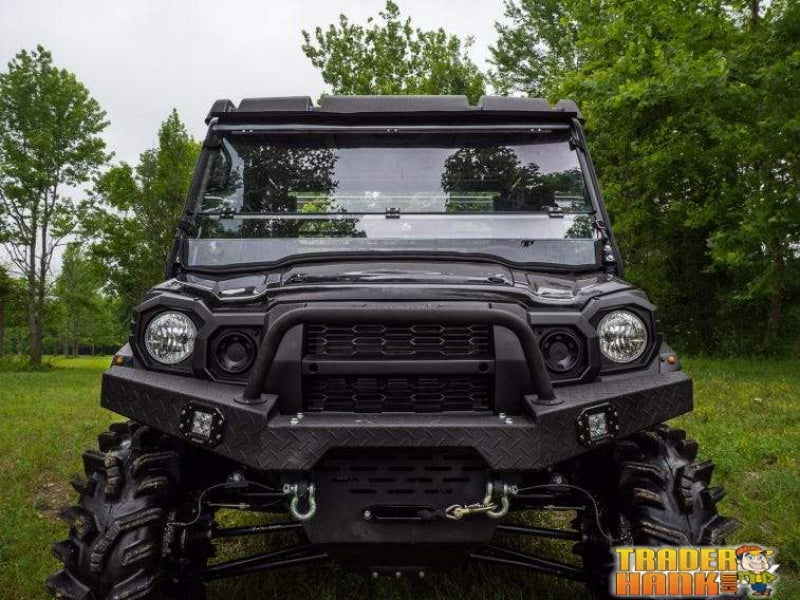 Kawasaki Mule Pro Scratch Resistant Flip Down Windshield | Free shipping