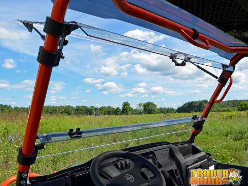 Kawasaki Mule Pro Scratch Resistant Flip Windshield | Free shipping