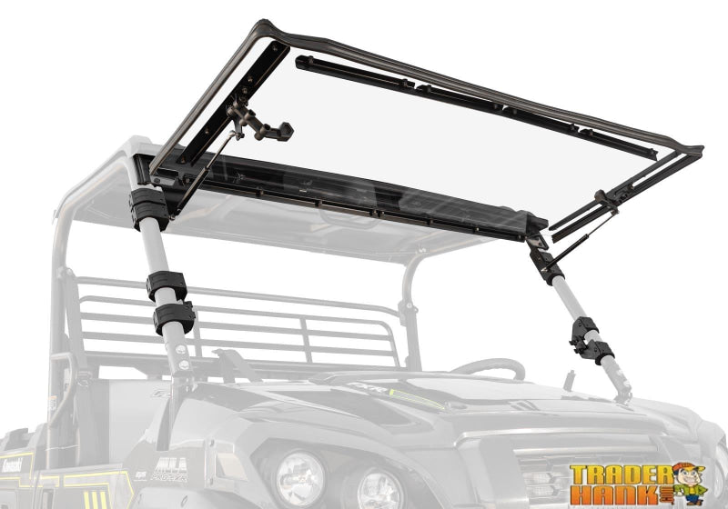Kawasaki Mule Pro Scratch Resistant Flip Windshield | Free shipping