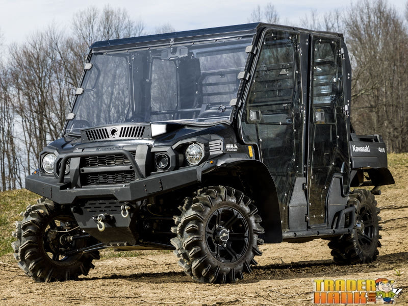 Kawasaki Mule Pro Scratch-Resistant Full Windshield | UTV Accessories - Free shipping
