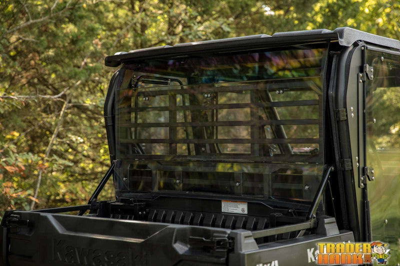 Kawasaki Mule Pro Scratch-Resistant Rear Windshield | Free shipping