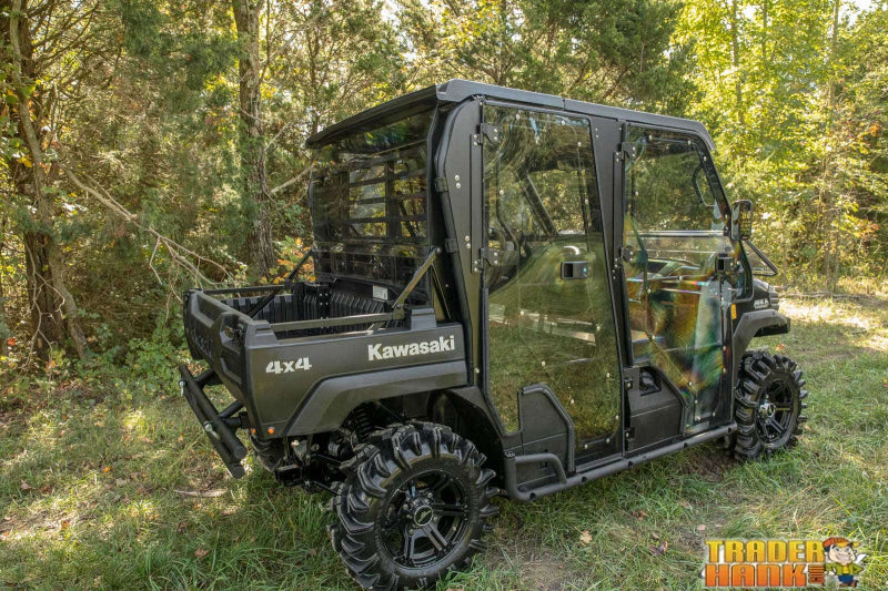 Kawasaki Mule Pro Scratch-Resistant Rear Windshield | Free shipping