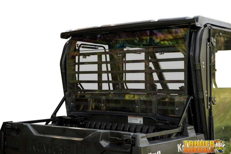Kawasaki Mule Pro Scratch-Resistant Rear Windshield | Free shipping