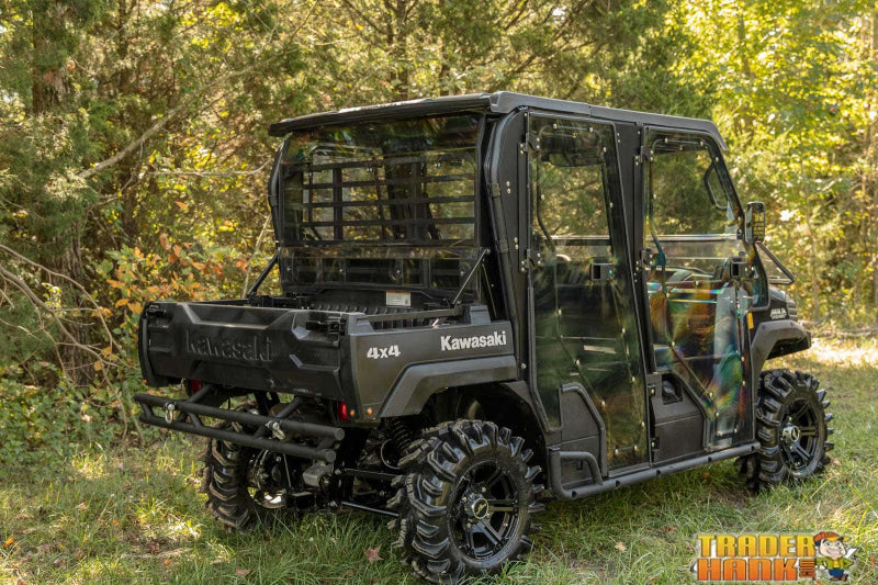Kawasaki Mule Pro Scratch-Resistant Rear Windshield | Free shipping