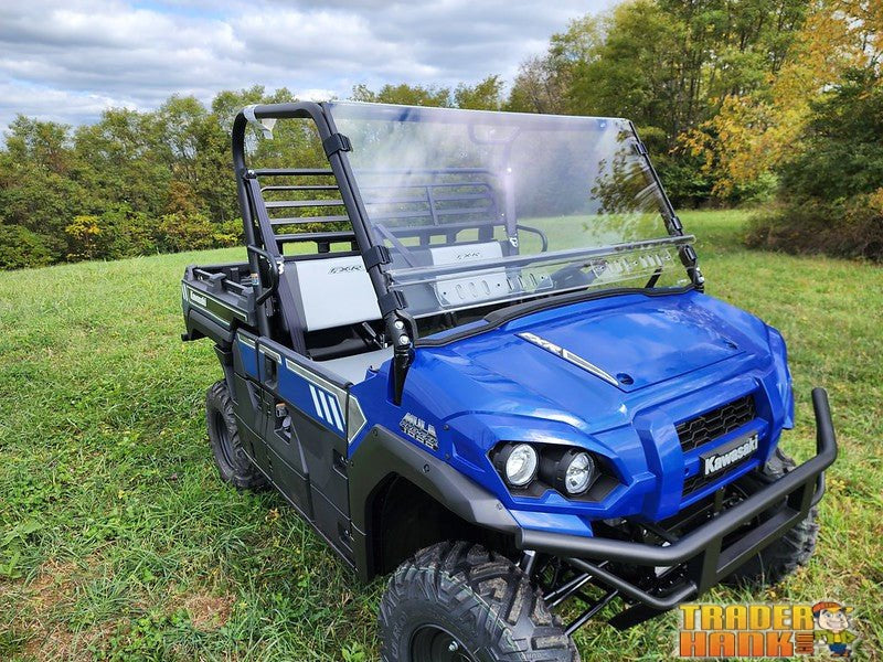 Kawasaki Pro FXR - 2 Pc General-Purpose Windshield with Vent/Clamp Options | UTV Accessories - Free shipping