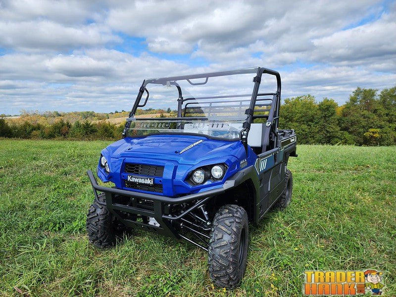Kawasaki Pro FXR - 2 Pc General-Purpose Windshield with Vent/Clamp Options | UTV Accessories - Free shipping