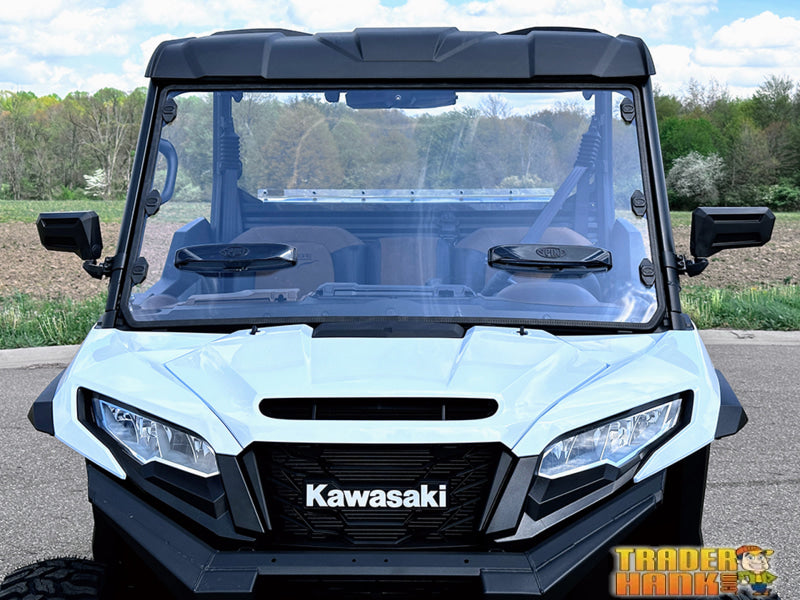 Kawasaki Ridge Full Windshield With Comfort Flow Vents | Free shipping